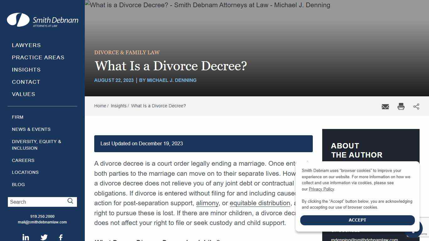What Is a Divorce Decree?
